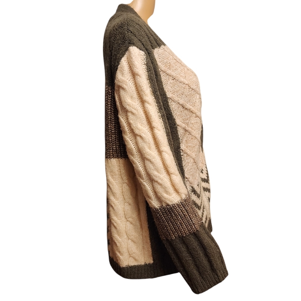 Industry Republic Oversized Button Up V-neck Cardigan Sweater M - Picture 7 of 12